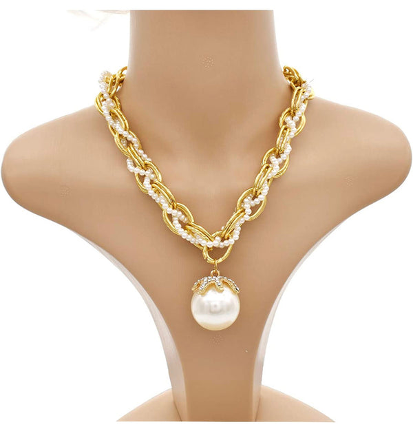 Pearl Globe Necklace